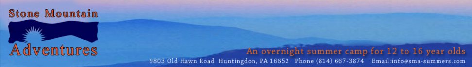 An overnight summer camp for 12-16 year olds