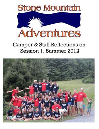 Picture of a group of Campers and Staff in SMA T-Shirt