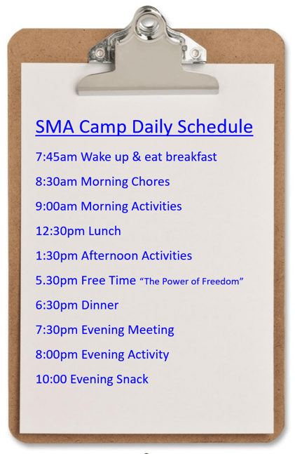 SMA Daily Schedule