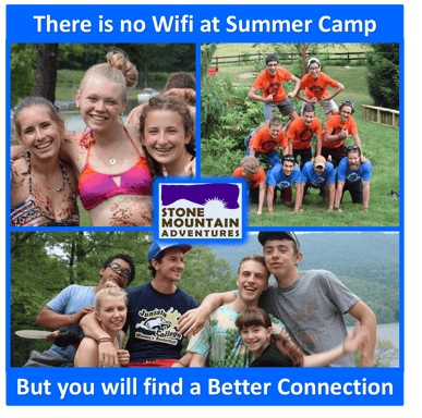 There is no Wifi at Camp... Blue-1