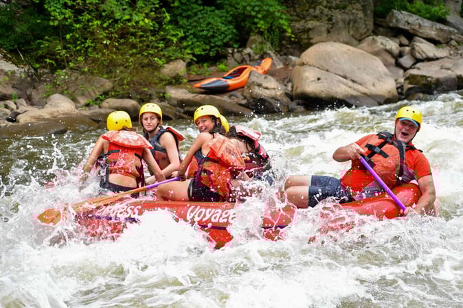 Picture of Campers White Water Rafting