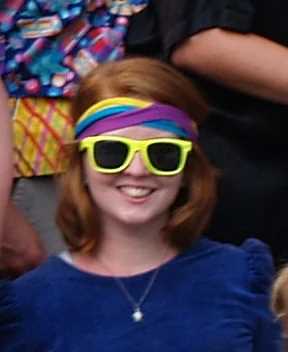 A female Camper excited about her experience.