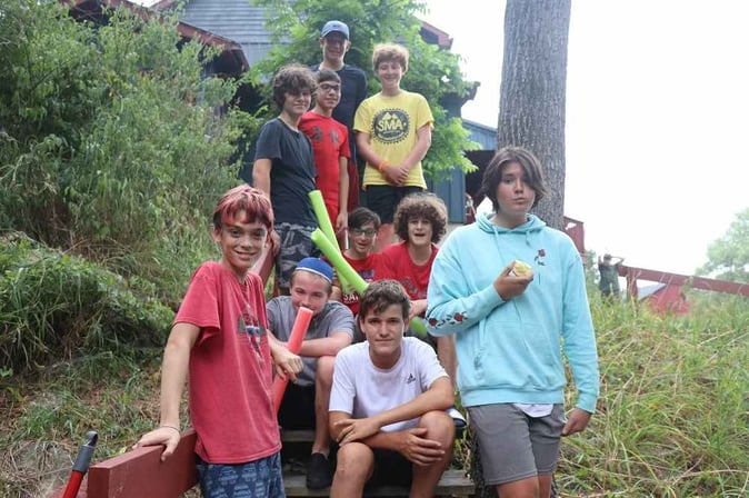 A picture from the end of Summer Camp Session 3