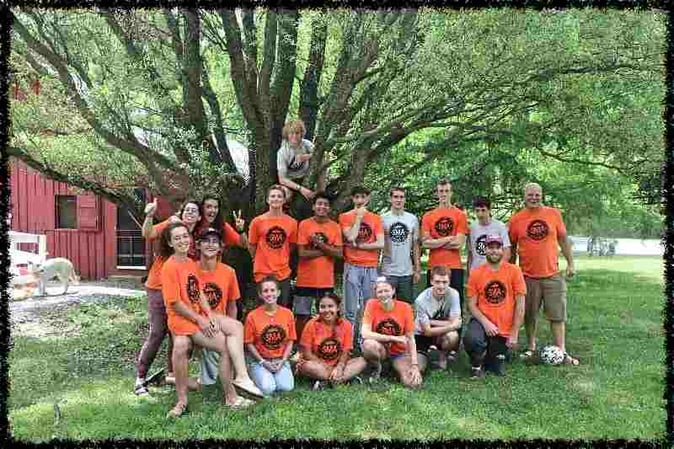 Staff Team of Summer 2022 pose for a group picture.