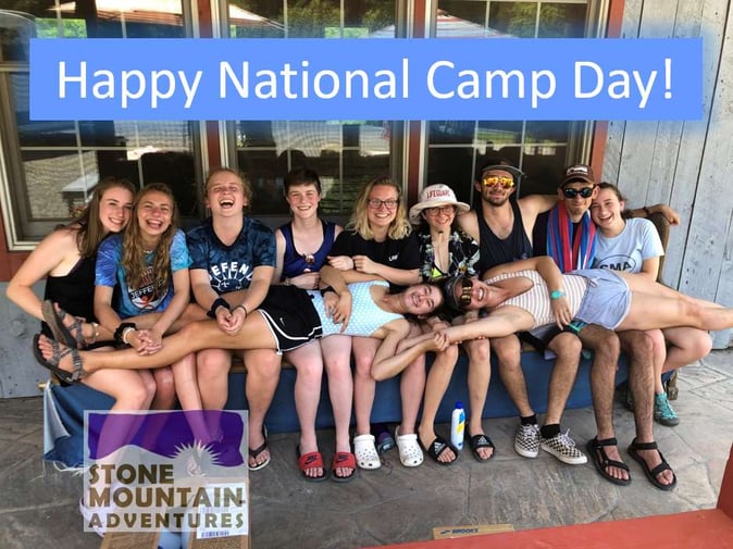 An image celebrating national camp day.