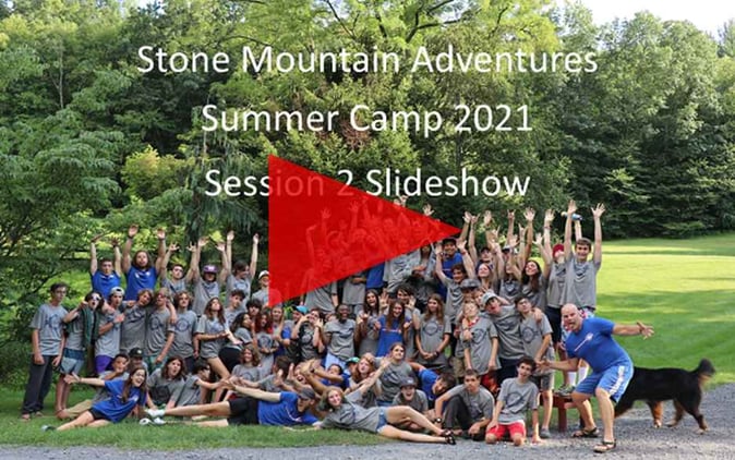 Screenshot of SMA Summer Camp 2021 Session 2 slideshow YouTube video