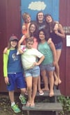 A group of Campers pose for a picture