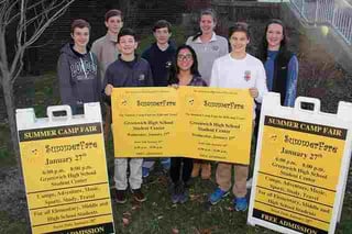 Picture publicizing Greenwich Camp Fair  