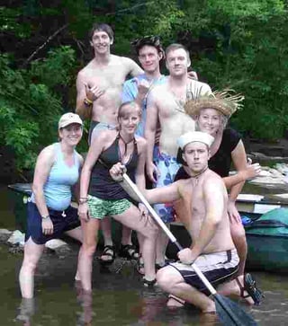 A group of Campers pose for a picture