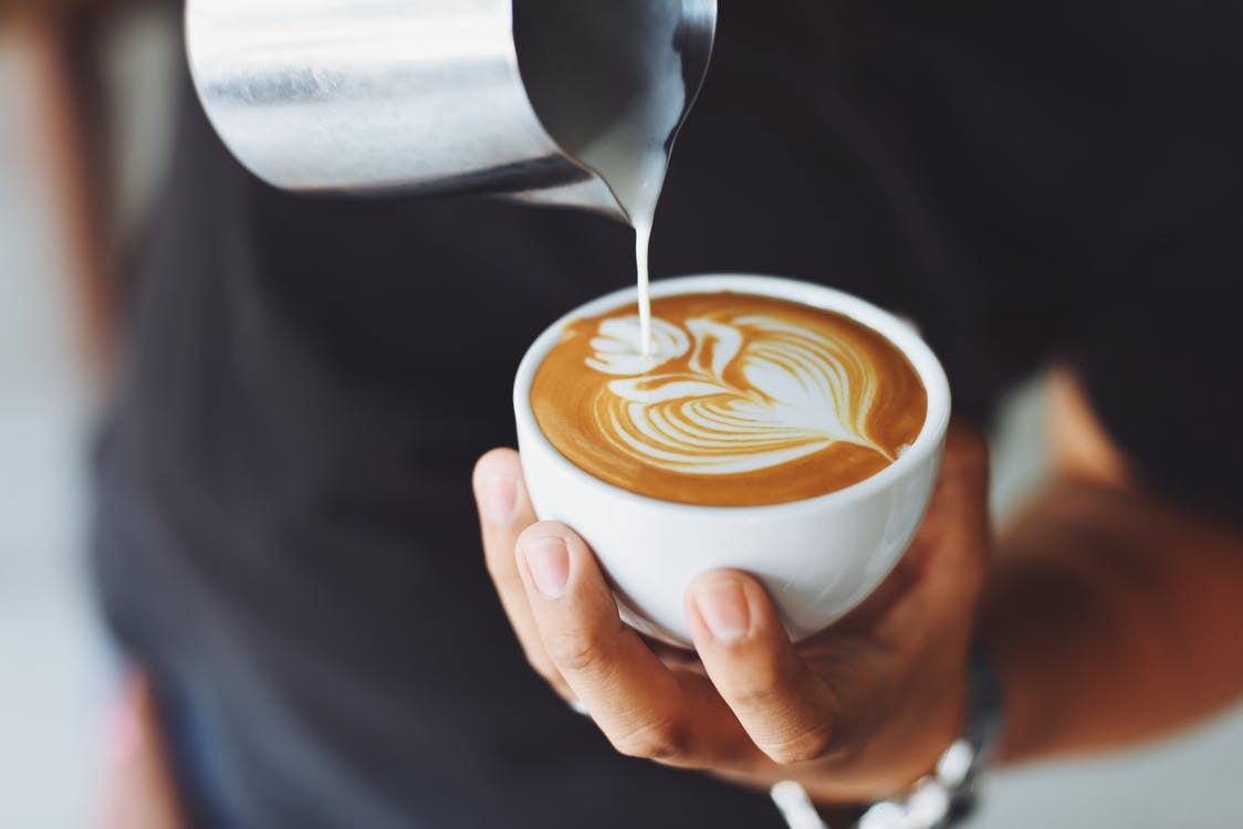 Picture of a Cabin Coffee being poured 