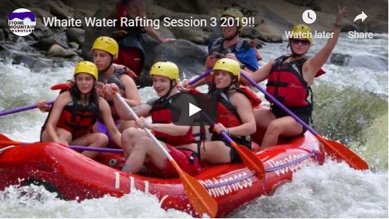 A screenshot from White Water Rafting Session 3 2019 YouTube video