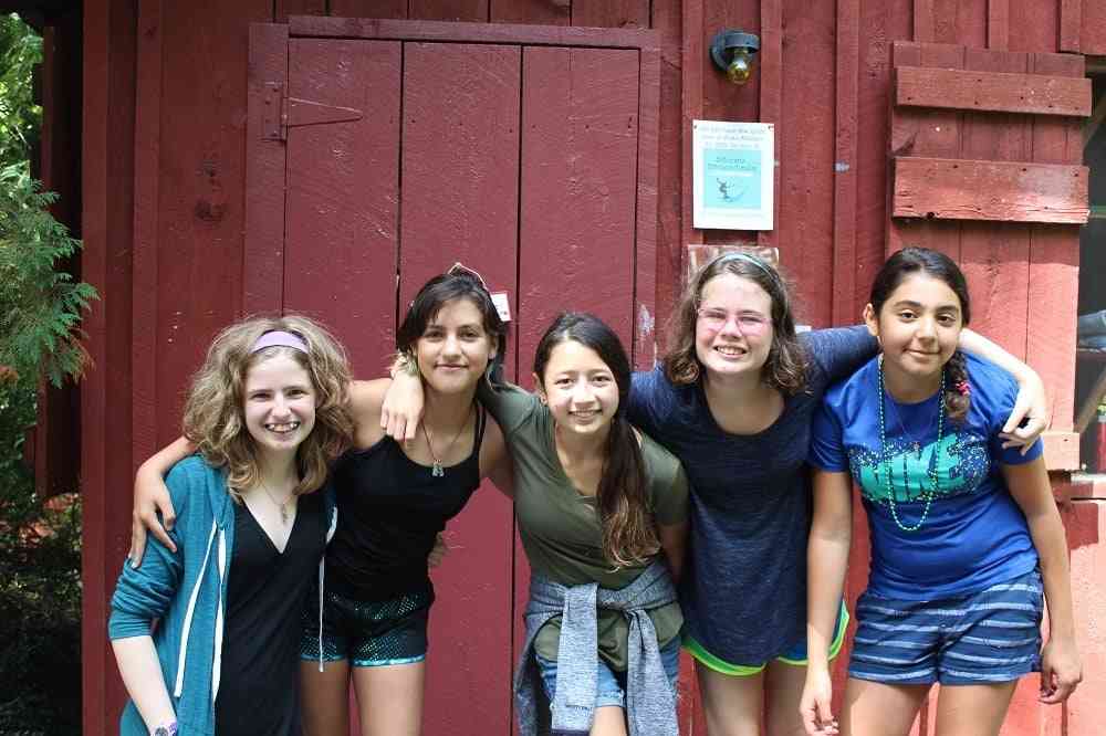 A group of Teen SMA Campers pose for a picture