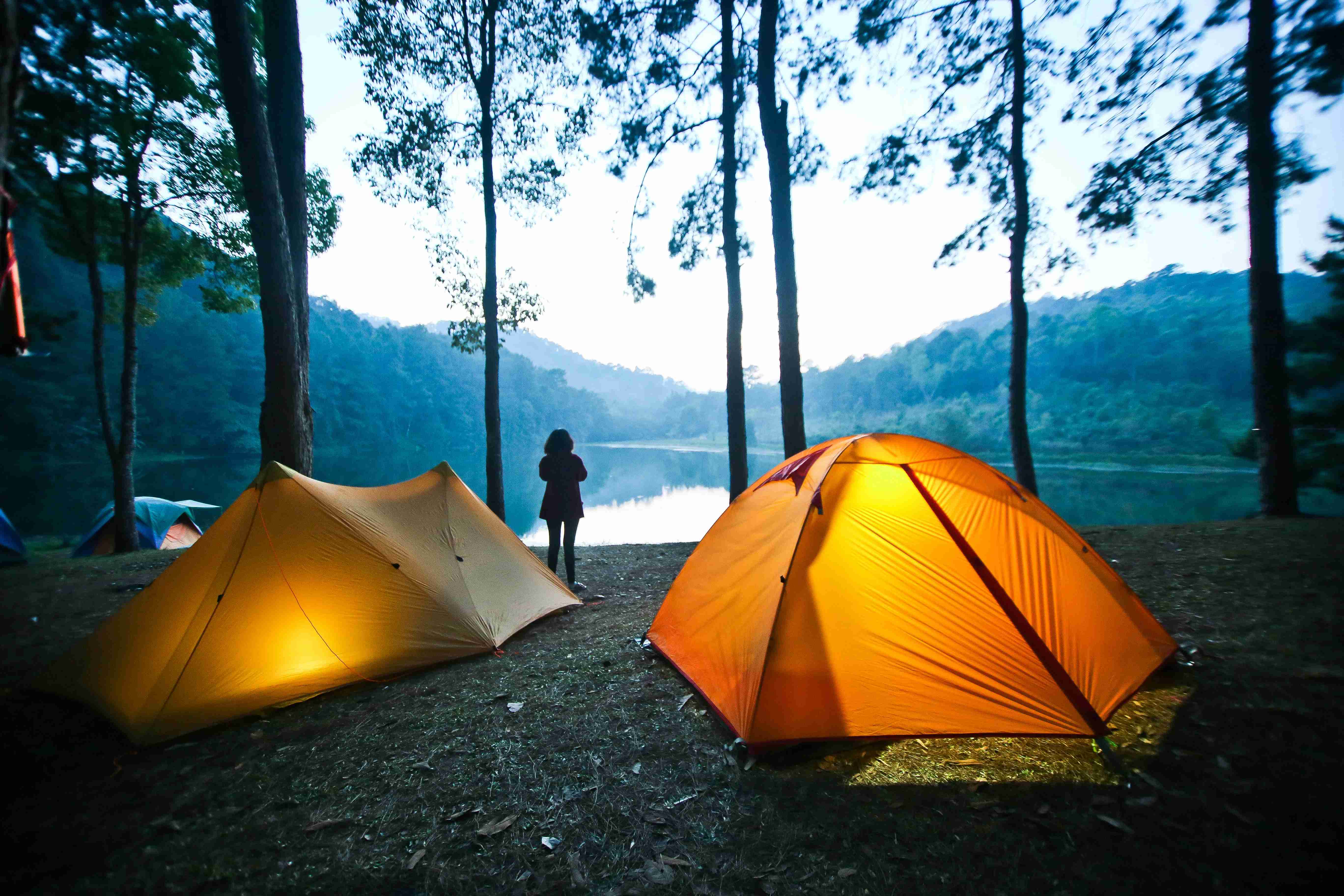 Picture of 2 Camp tent and a standalone female Camper