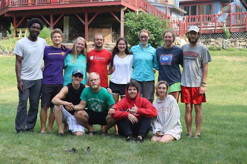 A group of Campers pose for a picture