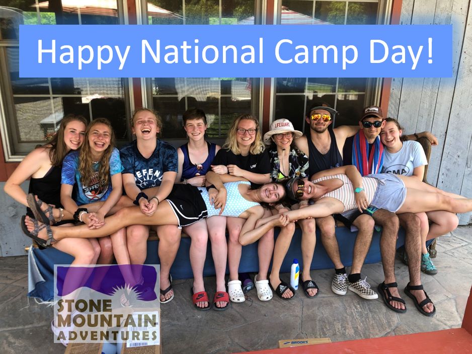 A picture of SMA banner wishing Campers a Happy National Camp Day