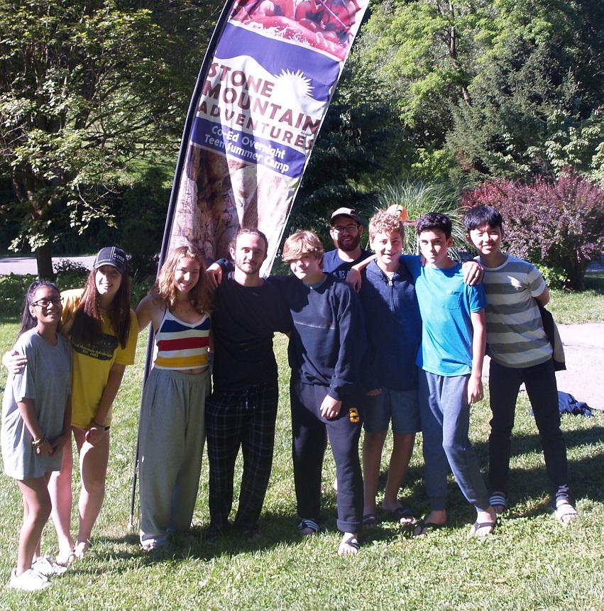 A group of Campers pose for a picture